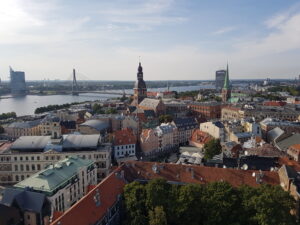 Forssman Übersetzer Lettland Riga Blick von Petrikirche