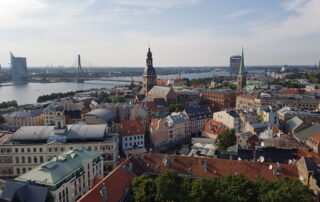 Forssman Übersetzer Lettland Riga Blick von Petrikirche